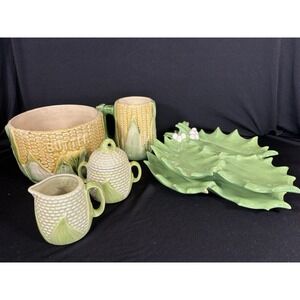 Vintage Corn Dishware, 1960s, See Pictures For Condition